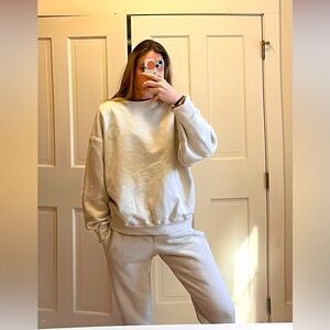 Set active sweatset for sale. Size S color sage green